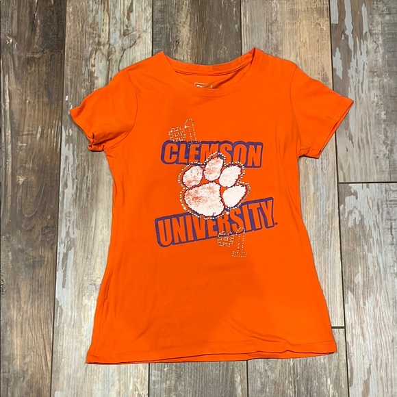Clemson University Kids Orange T-Shirt - Picture 1 of 4
